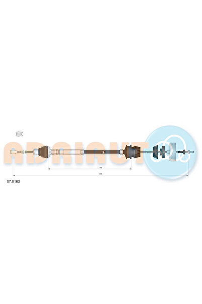Adriauto Cablu Ambreiaj Citroen Berlingo / Berlingo First Autoutilitara/Limuz...