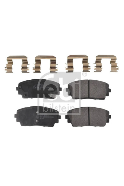 FEBI BILSTEIN Set Placute Frana Frana Disc Punte Fata Kia Picanto 2/Picanto C...