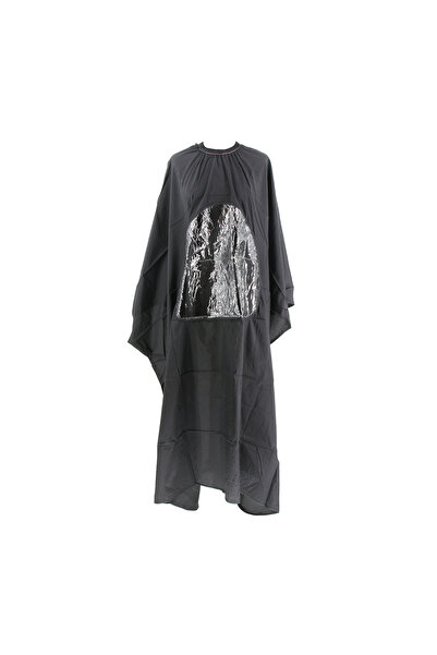 global fashion Pelerină de tuns părul cu spațiu pentru telefon, neagră