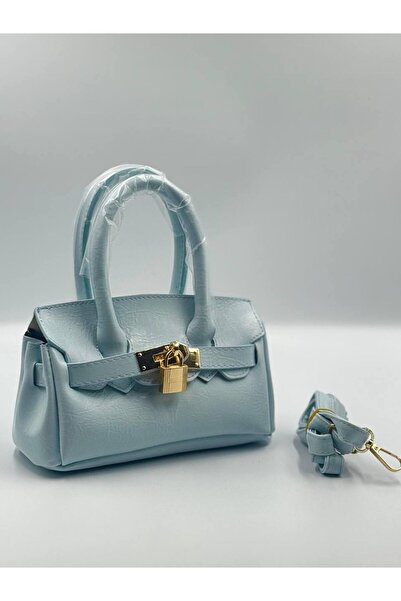 Marvelis Geantă de mână și crossbody pentru femei LEYDI cu detaliu de blocare în față