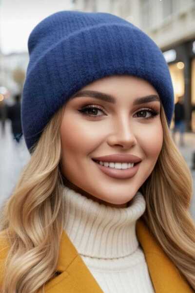 Mood Agenda Beretă cu pene pentru femei Beretă cu pene