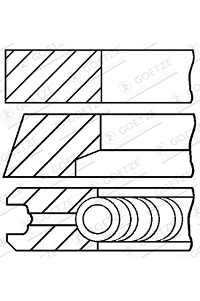 GOETZE ENGINE Set Segmenti Piston Fiat Albea/Brava/Bravo 1 Lancia Lybra