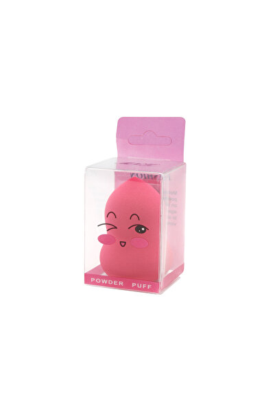 global fashion Make-up sponge, for foundation, dark pink