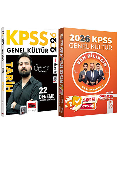 Benim Hocam Yayınları 2026 KPSS Tarih 22 Deneme Günay Göktaş - KPSS 2026 Gene...