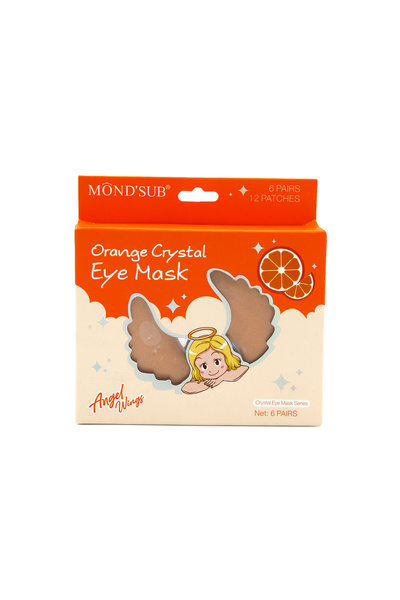 global fashion Μάσκα ματιών Mond'Sub, πορτοκαλί κρύσταλλο, 12 τεμάχια