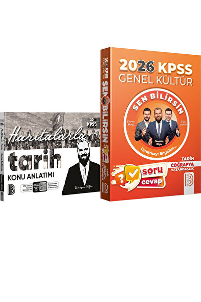 Benim Hocam Yayınları 2026 KPSS Haritalarla Tarih Konu Anlatımı - KPSS 2026 G...