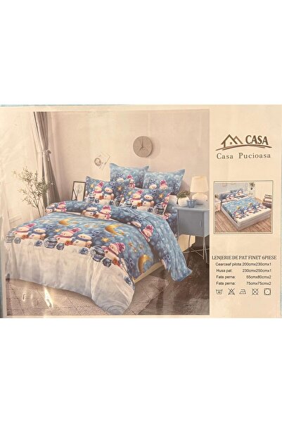 Casa Pucioasa Finet Bed Linen, 6 pieces, Christmas