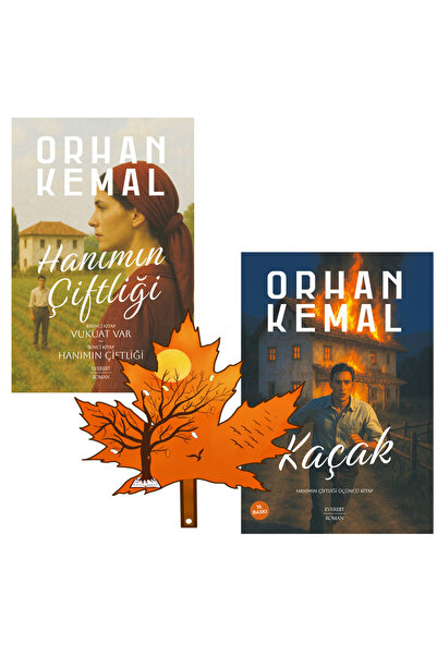 Everest Yayınları ORHAN KEMAL - HANIMIN ÇİFTLİĞİ 1-2 TEK KİTAP - KAÇAK -(HANI...