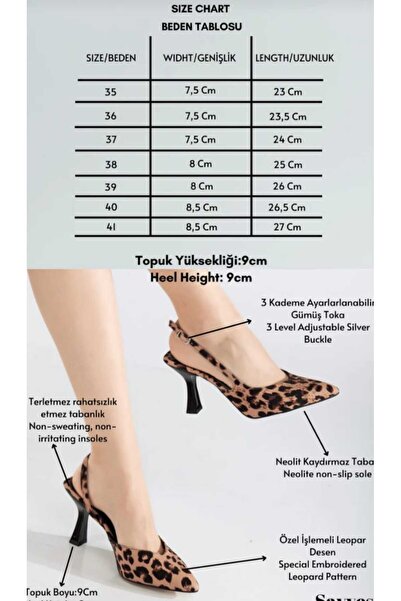 oliviashoes Women's Leopard Print Pointed Toe Open Back Heeled Shoes