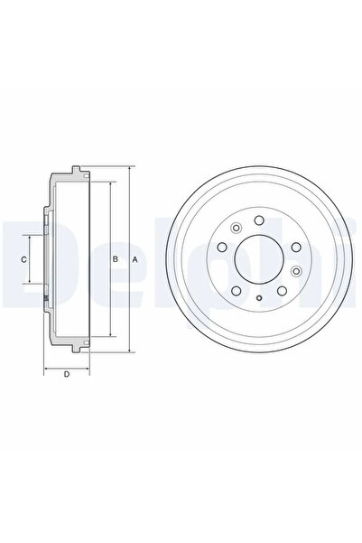 DELPHİ Tambur Frana Mazda 626 5/Premacy