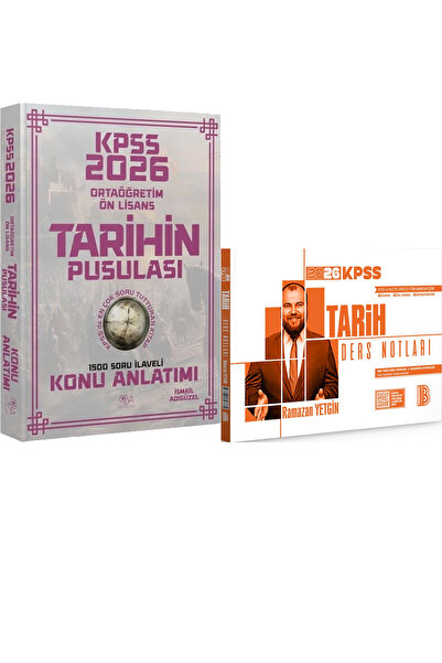 Benim Hocam Yayınları 2026 KPSS Ortaöğretim Ön Lisans Tarihin Pusulası Konu -...