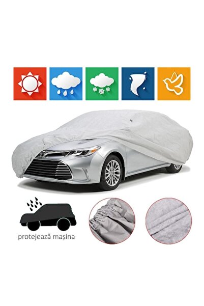 UNİBOX Prelata Auto Tip Sedan, Marimea M, Impermeabila, Protectie Zapada, Soare, Praf si Anti-Zgarieturi, M