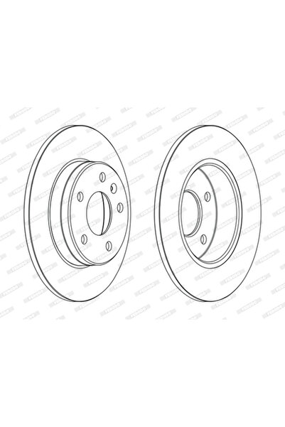 FERODO Brake Disc Opel Zafira / Zafira Family B/Zafira B Van/Spacious Sedan