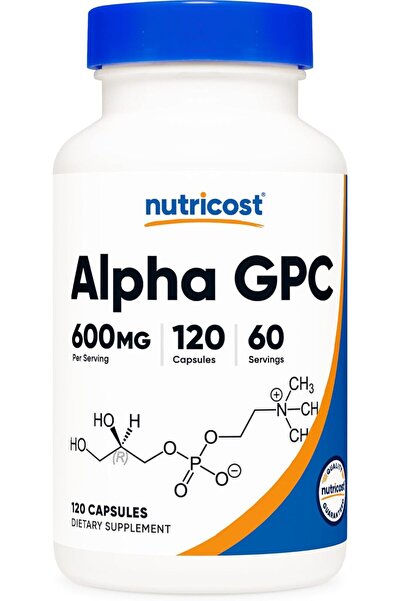 Nutricost Alpha GPC 600mg, 120 Vegetarian Capsules - Non-GMO and Gluten Free,...