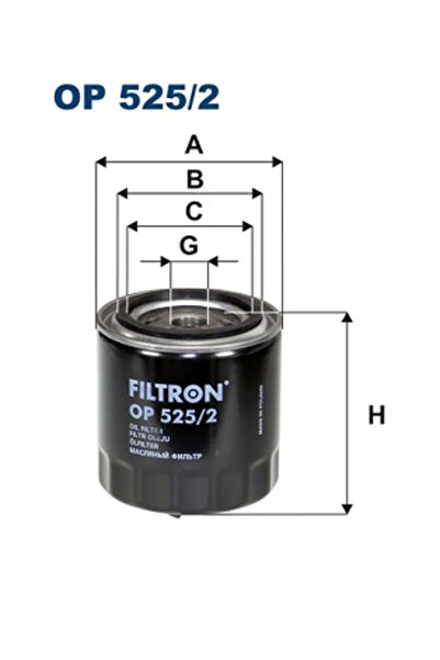 Filtron Filtru Ulei Seat Arosa Skoda Felicia 1/Felicia 2/Felicia Cube Van