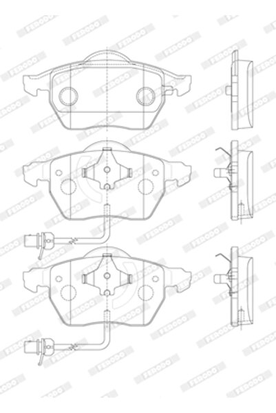 FERODO Set Placute Frana Frana Disc Audi A4 B5/A6 C5 Vw Passat B5