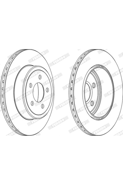 FERODO Disc Brake Chrysler 300C Lancia Thema