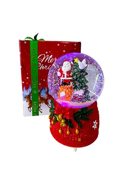 velve Glob muzical Santa Claus is Coming, efect realist de ninsoare si detali...