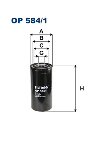 Filtron Oil Filter Renault Trucks C/Midliner Volvo B10
