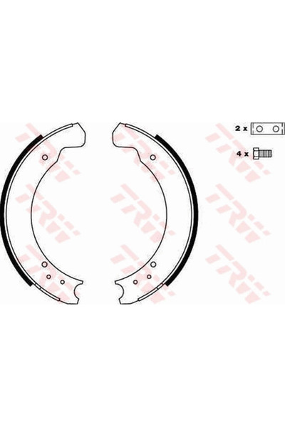 TRW Set Saboti Frana Land Rover 110/127/90 1/Defender Santana Landrover 88/109