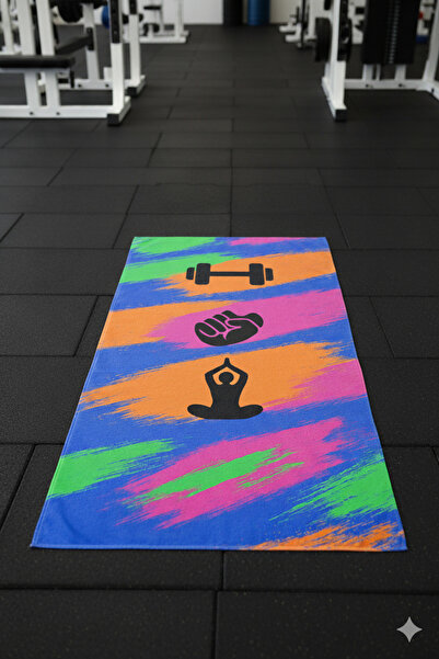 Piloji Spor Havlusu - Dijital Baskılı Hızlı Kuruyan Sporcu Havlusu - 50x90cm ...