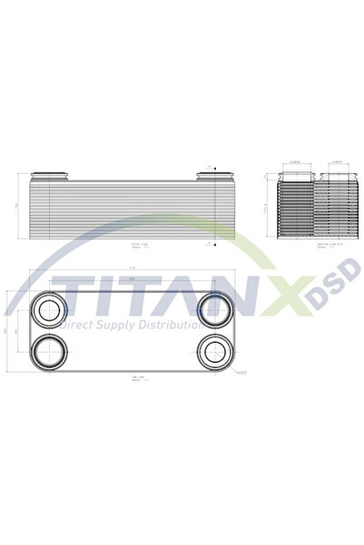 TitanX Radiator Racire Ulei Cutie De Viteze Automata Volvo FH12/FM10/FM12