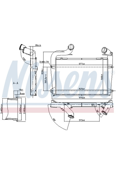 Nissens Intercooler Compresor Scania P 1/P 2