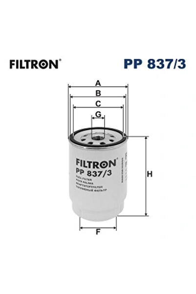 Filtron Горивен филтър Man Tgl 1/Tgm 1/Tgs 1