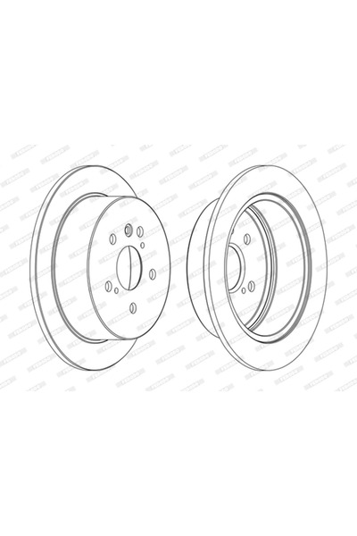 FERODO Disc Brake Lexus Rx Toyota Harrier/Highlander / Kluger