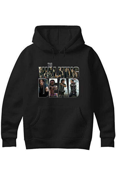 SVART WEAR THE WALKING DEAD, UNISEX, BUMBAC, NOI, DE ÎNALTĂ CALITATE, CU DESI...