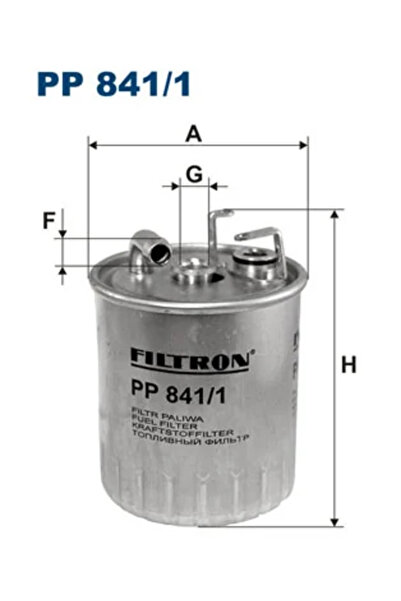 Filtron Горивен филтър Mercedes-Benz 5-класа/A-класа/Sprinter 2-T автобус