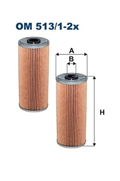 Filtron Oil Filter Mercedes-Benz Model/Ng/Sk