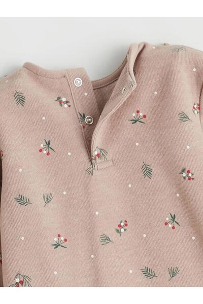 LC Waikiki Ruffle Detailed Baby Girl Romper (W5)