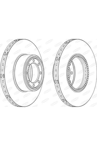 BERAL Disc Frana Iveco Daily 4 Caroserie/Daily 4 Platou / Sasiu