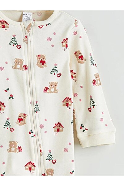 LC Waikiki New Year's Themed Baby Girl Romper (W5)