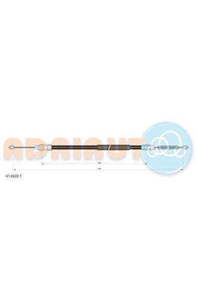 Adriauto Cablu Frana De Parcare Spate Dreapta Renault Twingo 1