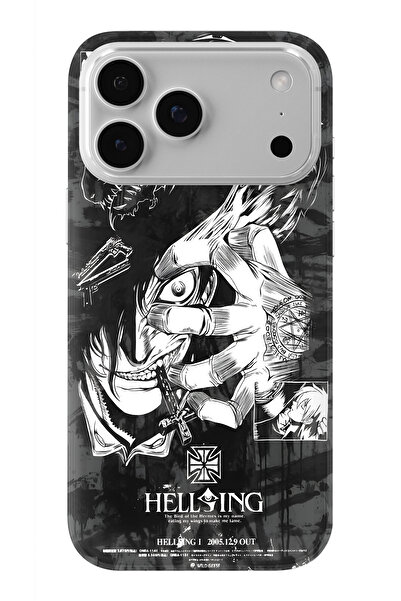 FLAMENKO iPhone 17 Pro Anime Desenli Şeffaf Telefon Kılıfı