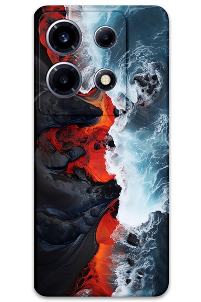 Gramaphone Infinix Note 30 Vip Compatible Marble Pattern Phone Case + Screen ...