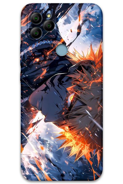 Gramaphone Gm 22 Compatible Anime Patterned Phone Case + Screen Protector - 5914