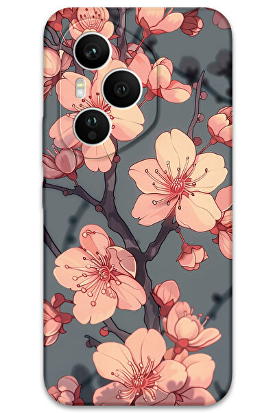 Gramaphone Honor 400 Pro Uyumlu Çiçek Desenli Telefon Kılıfı + Ekran Koruyucu...