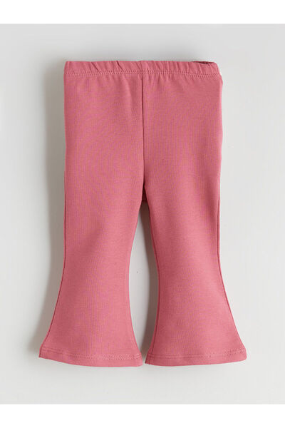 LC Waikiki بنطلون ضيق للفتيات من فيجن للموسم الجديد بخصر مطاطي وأرجل واسعة