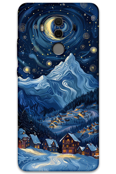 Gramaphone Huawei Mate 10 Pro Uyumlu Uzay Desenli Telefon Kılıfı + Ekran Koruyucu - 5857