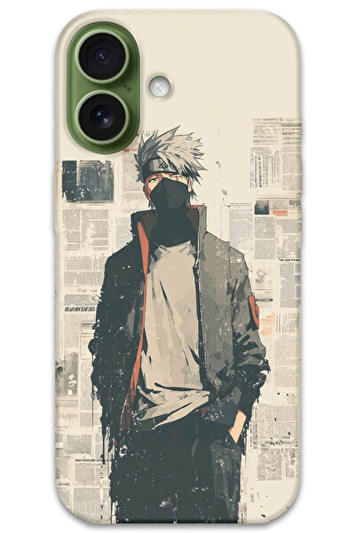 Gramaphone iPhone 17 Uyumlu Anime Desenli Telefon Kılıfı + Ekran Koruyucu - 5878