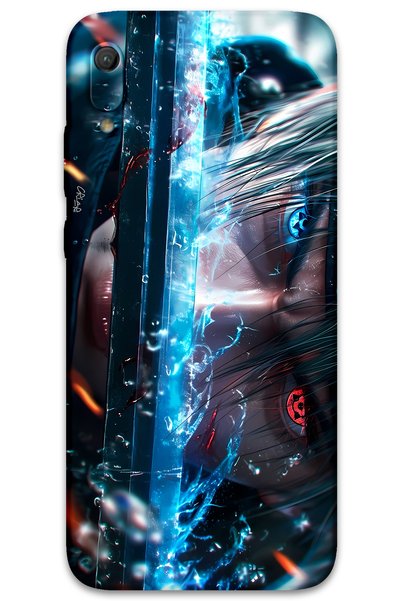 Gramaphone حافظة هاتف متوافقة مع هاتف Huawei Y6 2019 بنمط الرسوم المتحركة + و...
