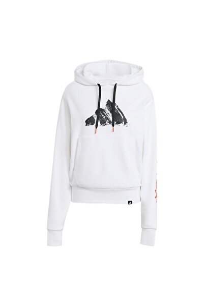adidas Men's White Sweatshirt U Snow Hd Jm6364