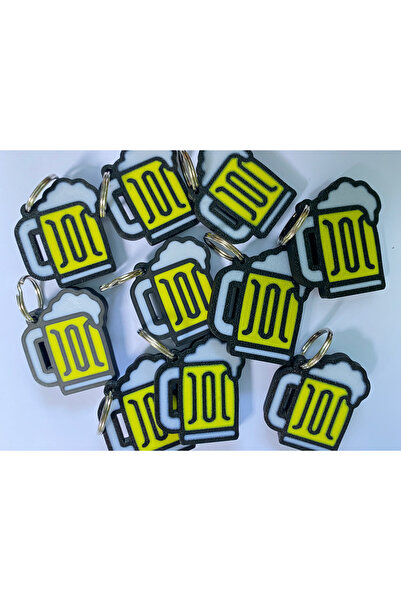 FreshWolf سلسلة مفاتيح على شكل كأس بيرة