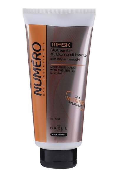 Numero Hair Professional قناع مغذي بزبدة الشيا للشعر الجاف 300 مل - صنع في إي...