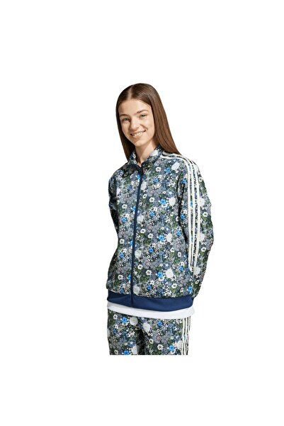 adidas Çocuk Mavi Ceket FIREBIRD TT JV7823