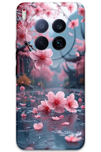 Gramaphone حافظة هاتف مزخرفة بنمط الزهور متوافقة مع هاتف Tecno Camon 40 Premier 5G + واقي شاشة - 5794