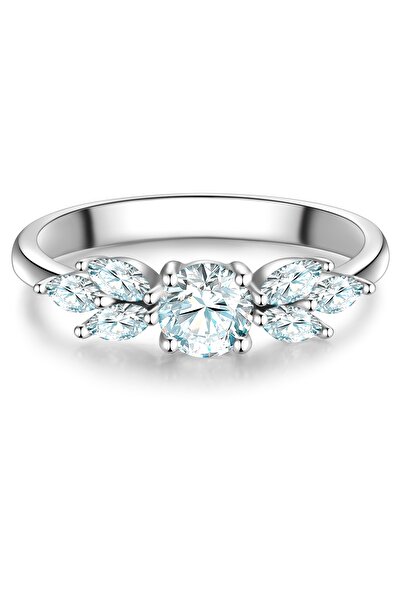 Trilani Silberring Ring Sterling Silber Zirkonia weiß